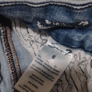 Seven7 Blue Ankle & Cropped Jeans